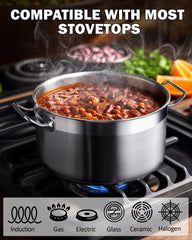 Cooks Standard couvercle bien ajusté conservant chaleur et saveurs pendant la cuisson