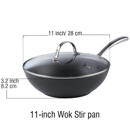 Cooks Standard gros plan surface anodisée durable pour chaleur uniforme