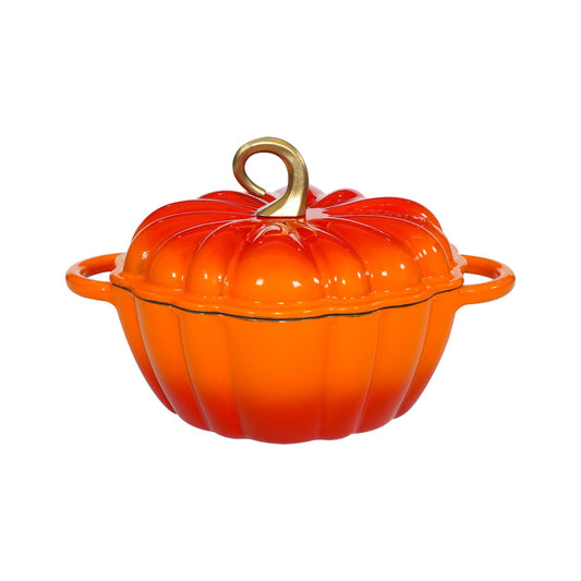 COOKWIN cocotte citrouille vue avant, design orange et attrayant