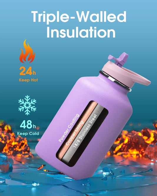 Coolflask gros plan sur housse PU montrant prise confortable et élégance