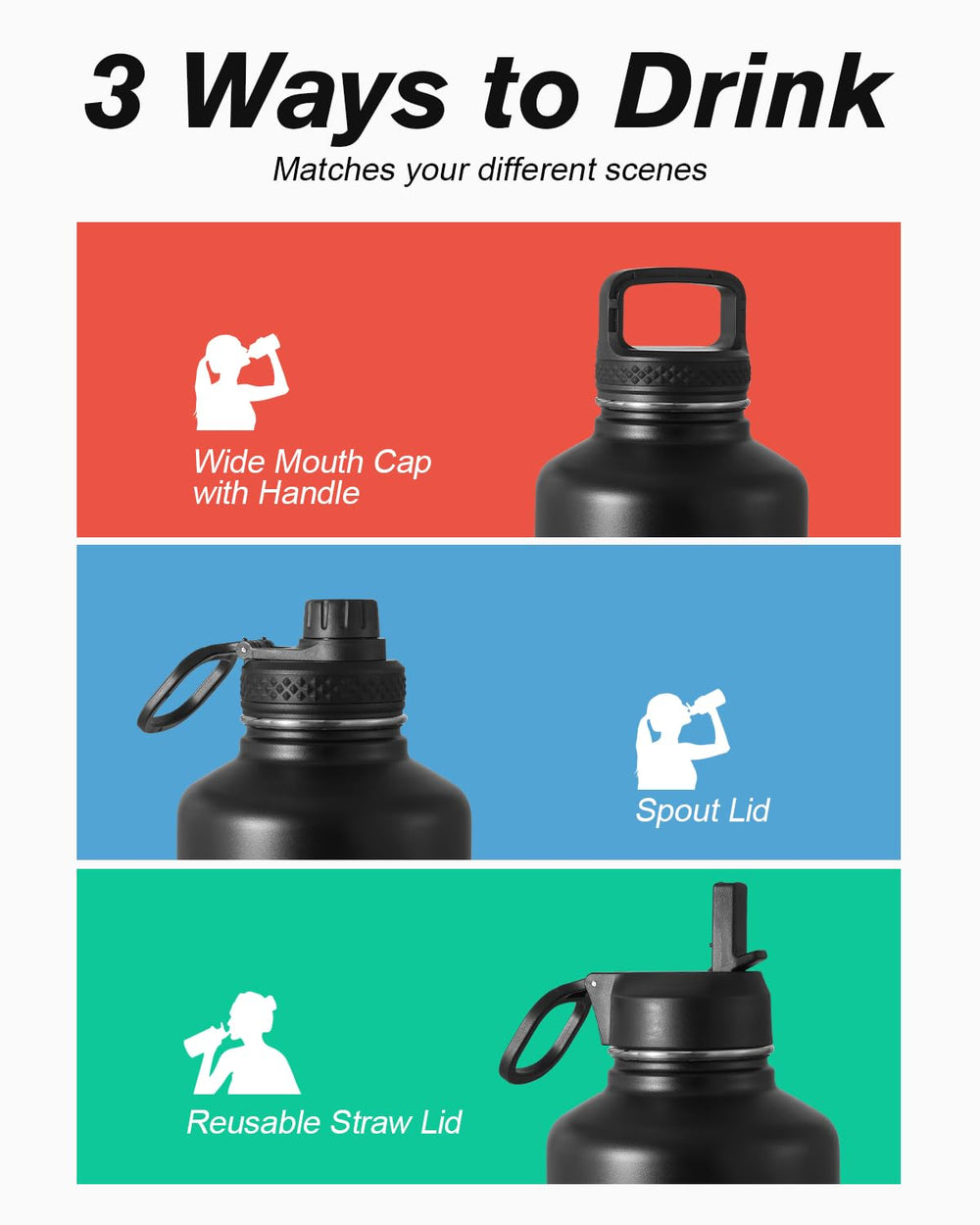 Coolflask en main lors d'une randonnée pour transport aisé et résistant