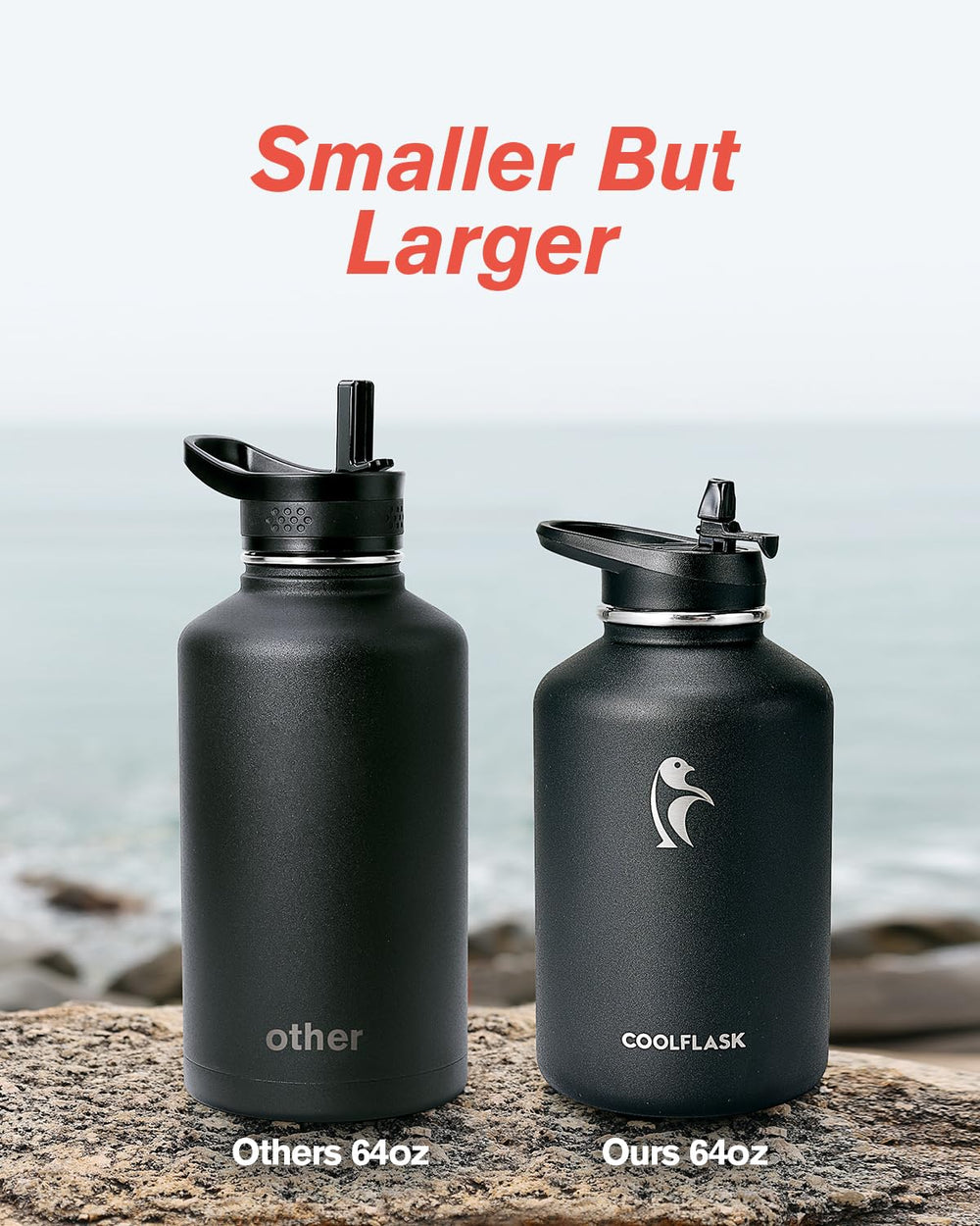 Coolflask en randonnée illustrant robustesse et hydratation prolongée