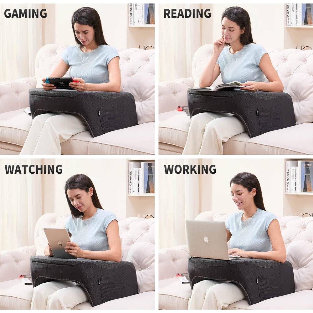 cooloo8 utilisation au lit avec ordinateur, poste de travail confortable