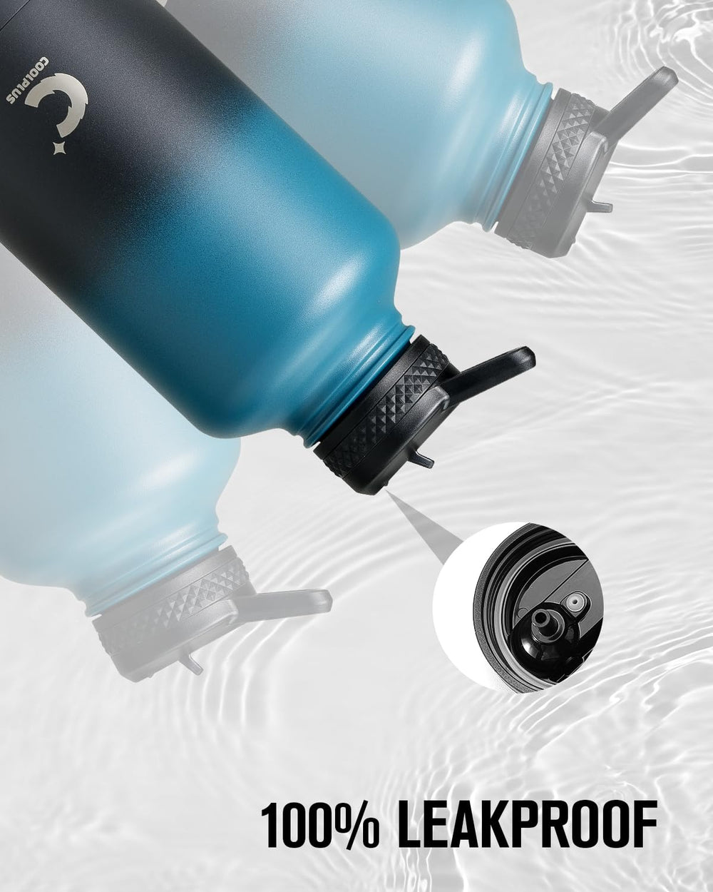 Coolplus comparaison taille montre volume 1,9 L et portabilité