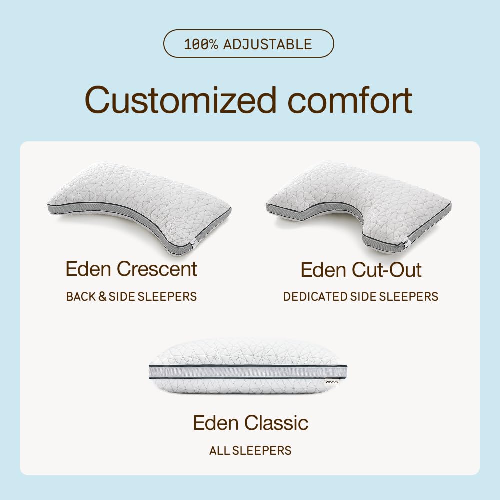 Coop Home Goods oreiller posé sur lit en situation réelle pour confort visuel