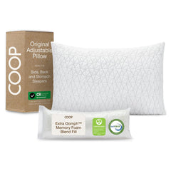 Coop Home Goods oreiller face avant montrant silhouette et confort
