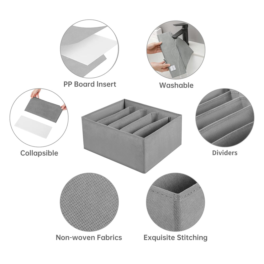 Coorganisers pliable rangé à plat pour rangement compact
