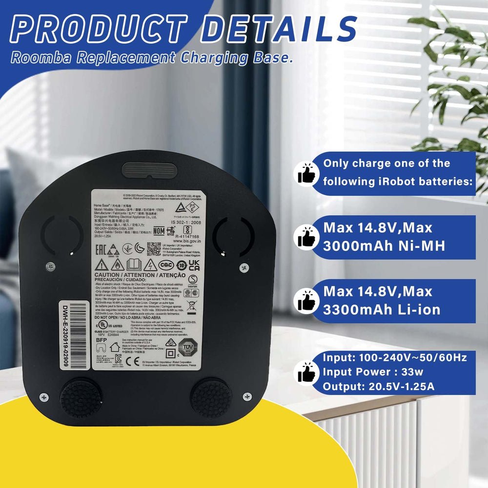 Copeeanzy station avec Roomba en usage facilitant retour automatique