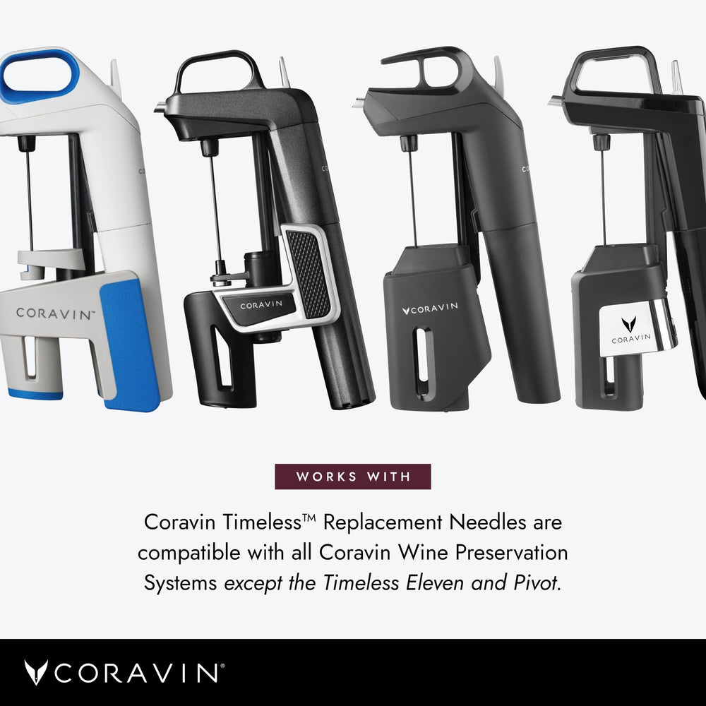 CORAVIN comparaison taille avec bouteille montrant compatibilité et échelle