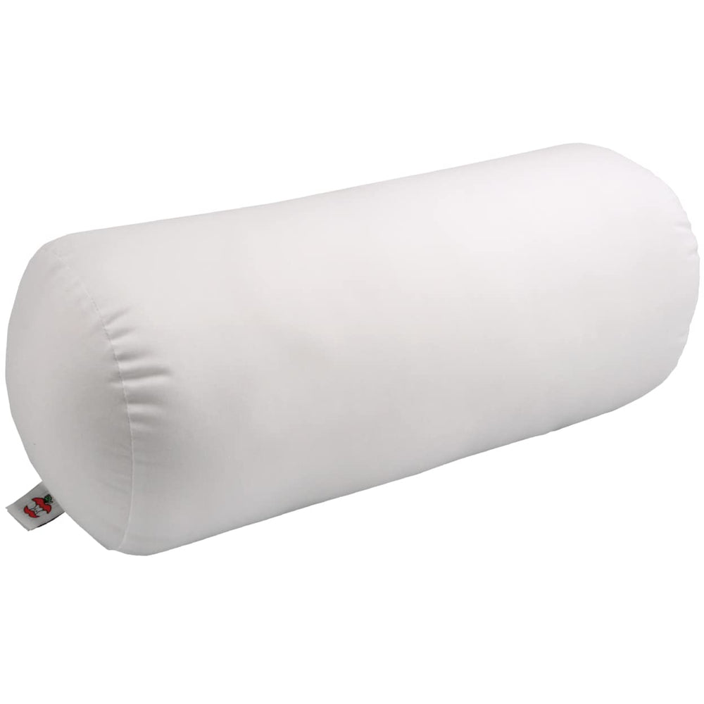 Core Products vue de face du coussin Jackson Roll montrant l’étiquette et la forme pratique