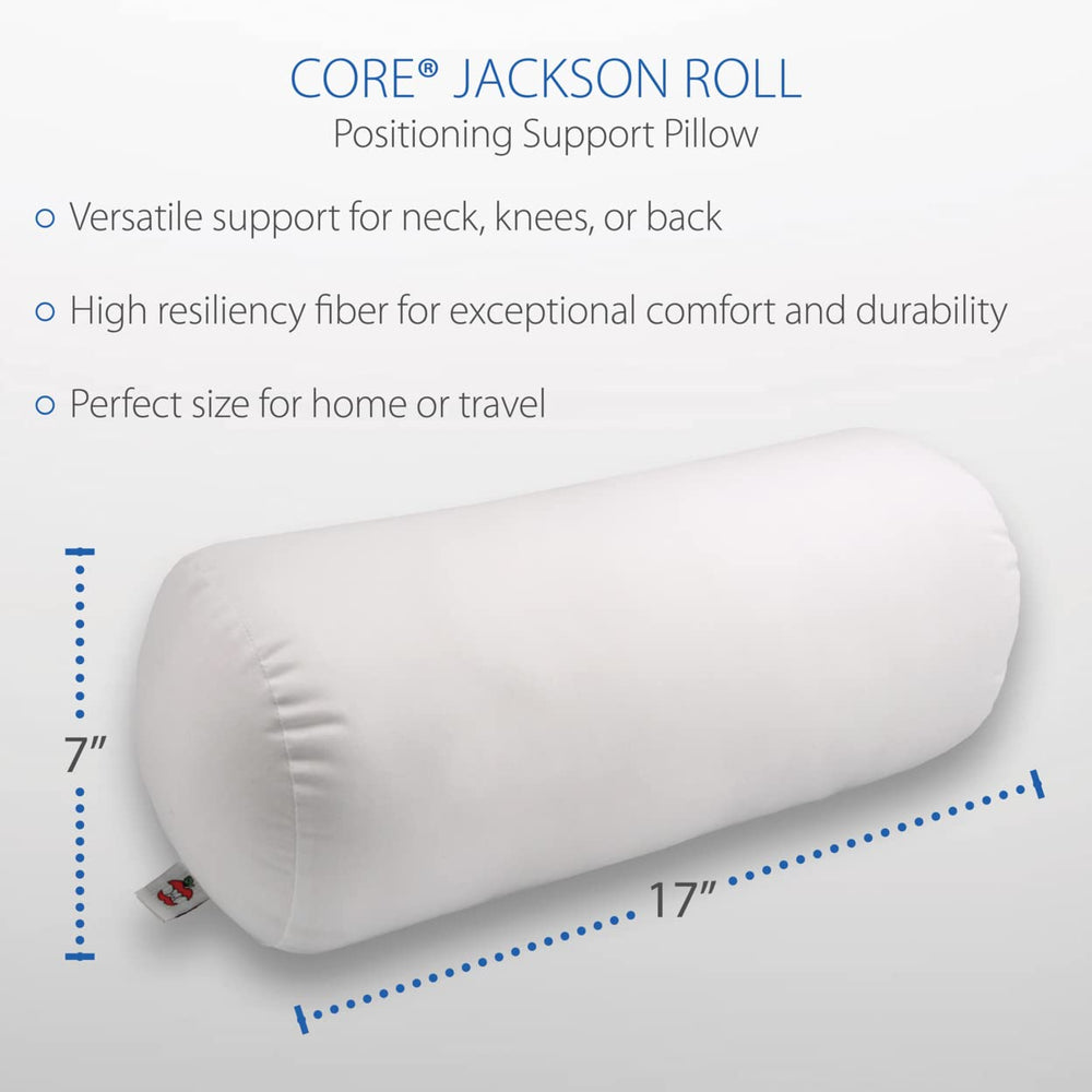 Core Products comparaison de taille du Jackson Roll illustrant dimensions compactes