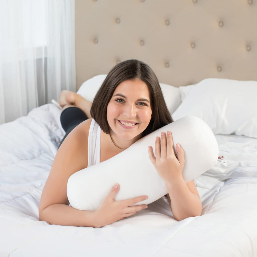 Core Products coussin Jackson Roll utilisé sous la nuque apportant maintien doux