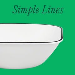 Corelle bol vue de profil illustrant profondeur et capacité pratique