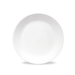 Corelle assiette Winter Frost montrant face avant et design blanc épuré
