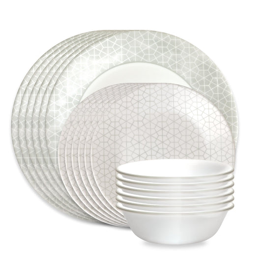 Corelle Knox ensemble 18 pièces présentant un service complet et élégant