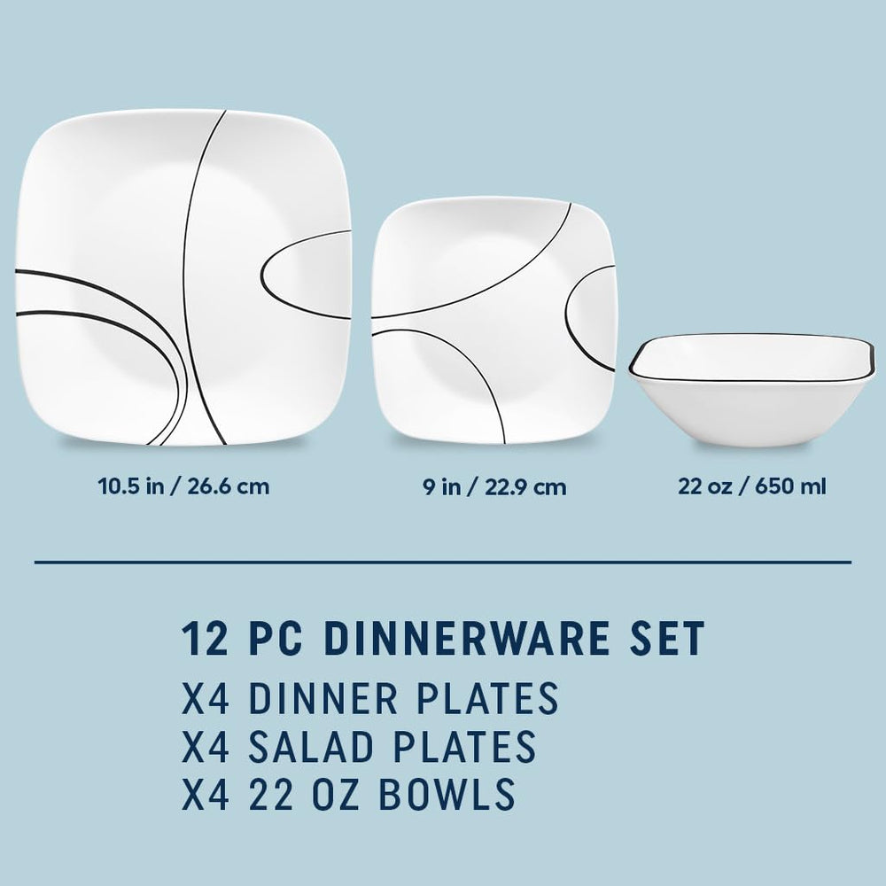 Corelle mise en table moderne exposant élégance et convivialité du set