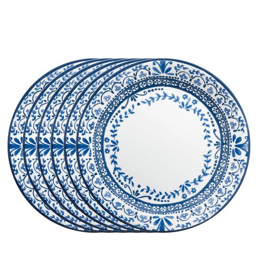 Corelle Portofino assiette face montrant motif côtier et élégance