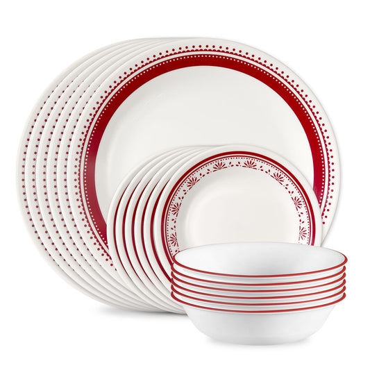 Corelle Sadie face avant du service montrant disposition et gain d'espace