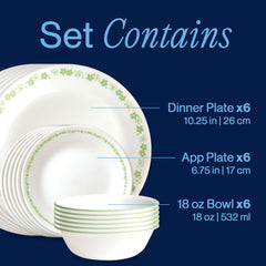 Corelle vitrelle assiette hors-d'œuvre pour portions et présentation flexible