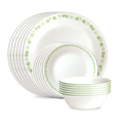 Corelle vitrelle vue devant du set pour une table coordonnée