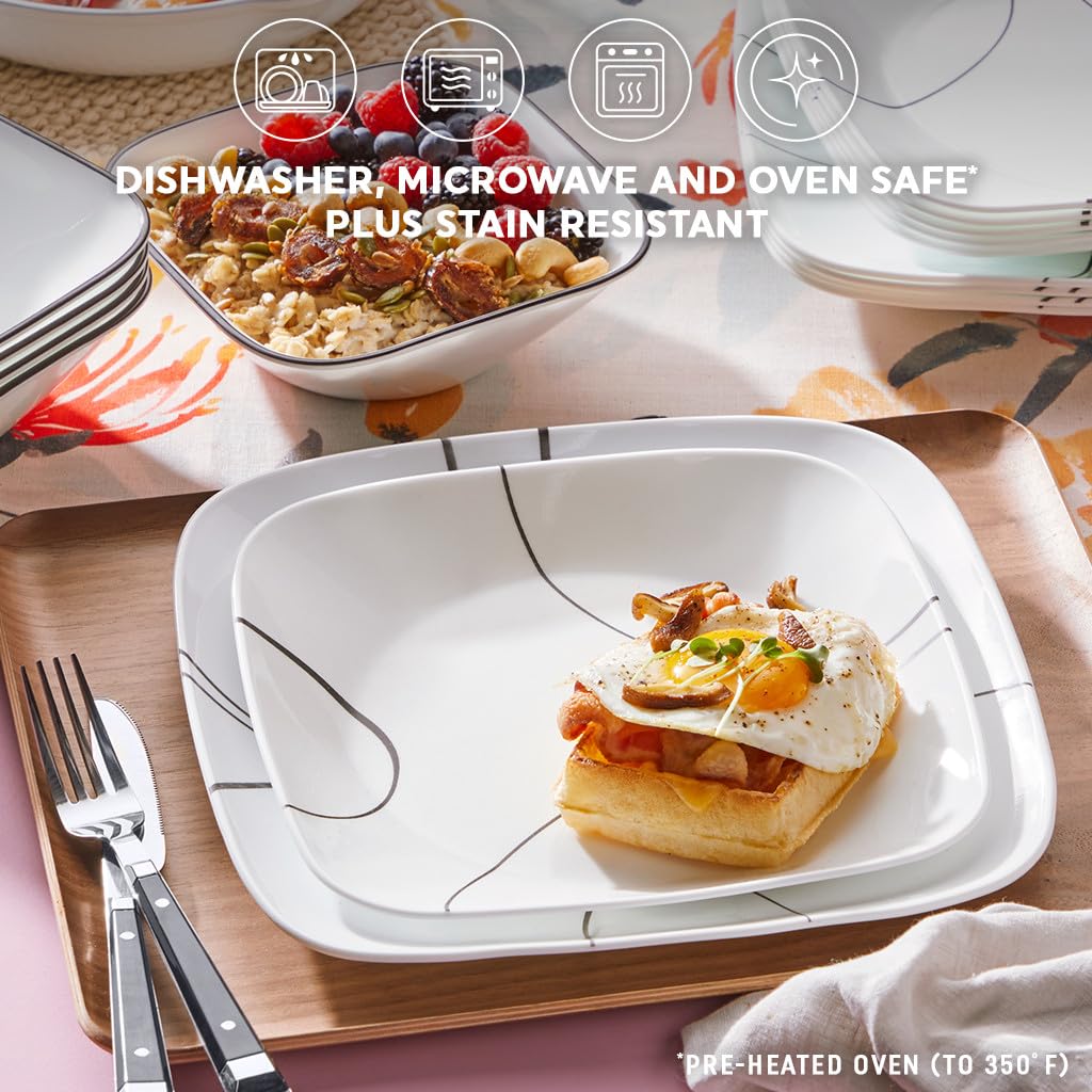 Corelle zoom sur bol 22 oz illustrant capacité et polyvalence en service