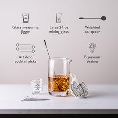 Cork & Mill gros plan cristal taillé illustrant la clarté et robustesse