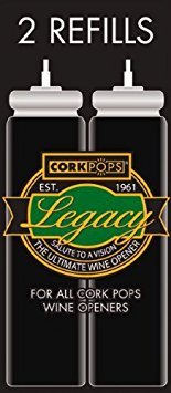 Cork Pops gros plan aiguille et cartouche garantissant extraction propre