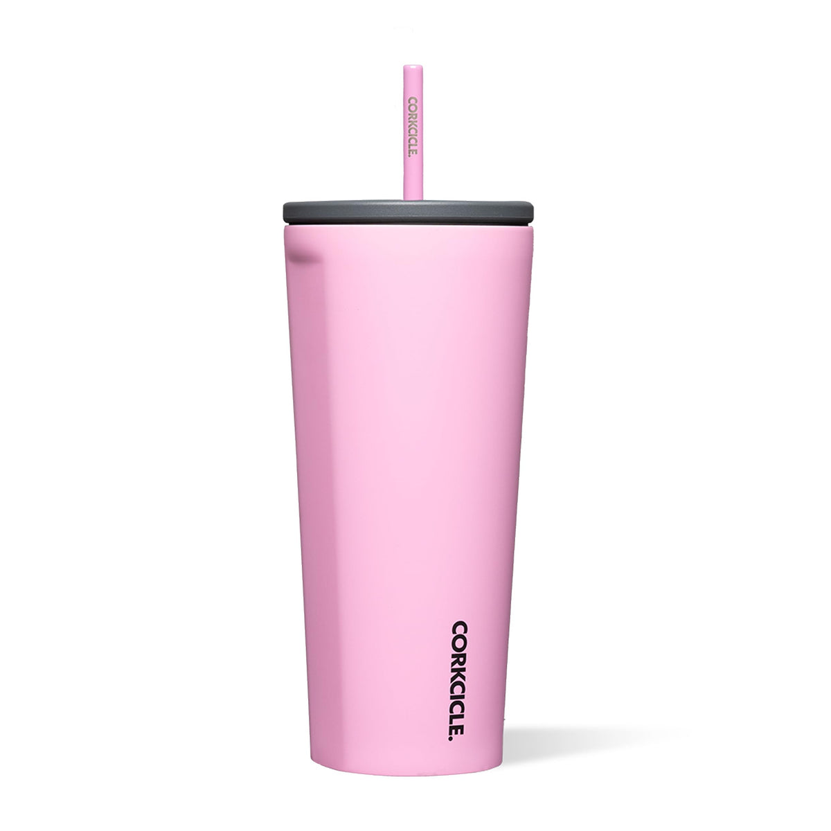 Corkcicle Cold Cup face avant montrant la couleur Sun-Soaked Pink et l'esthétique