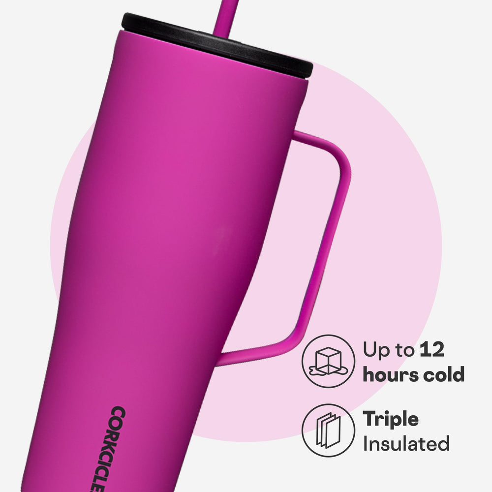 Corkcicle Cold Cup XL bouchon sécurisé et paille réutilisable pour boire sans renverser