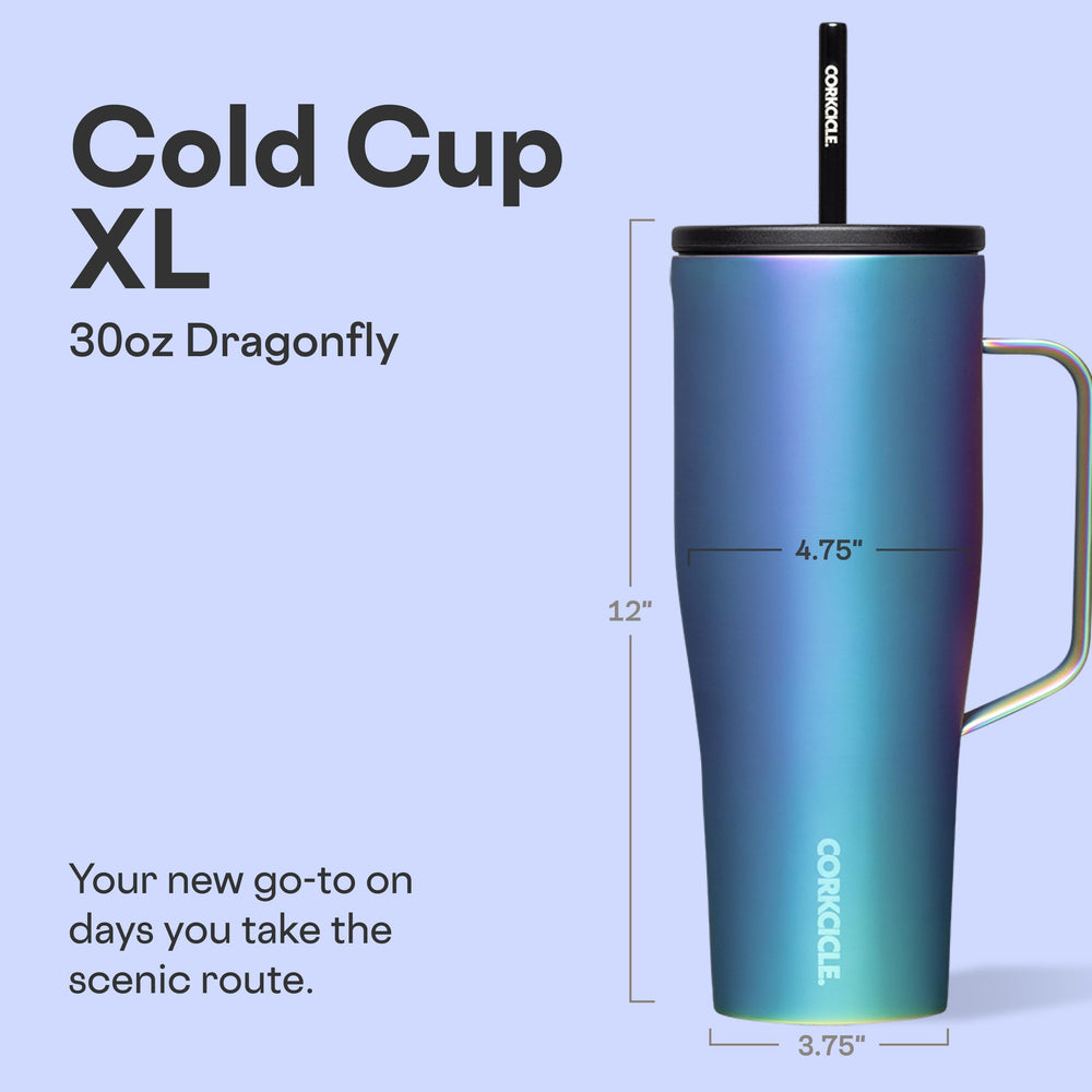 Corkcicle Cold Cup XL détail poignée ergonomique pour transport confortable
