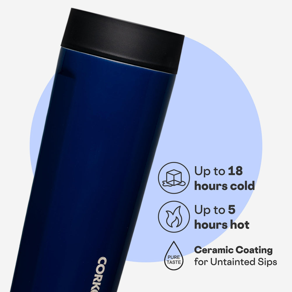 Corkcicle Commuter Cup profil mince adapté aux porte-gobelets et sacs