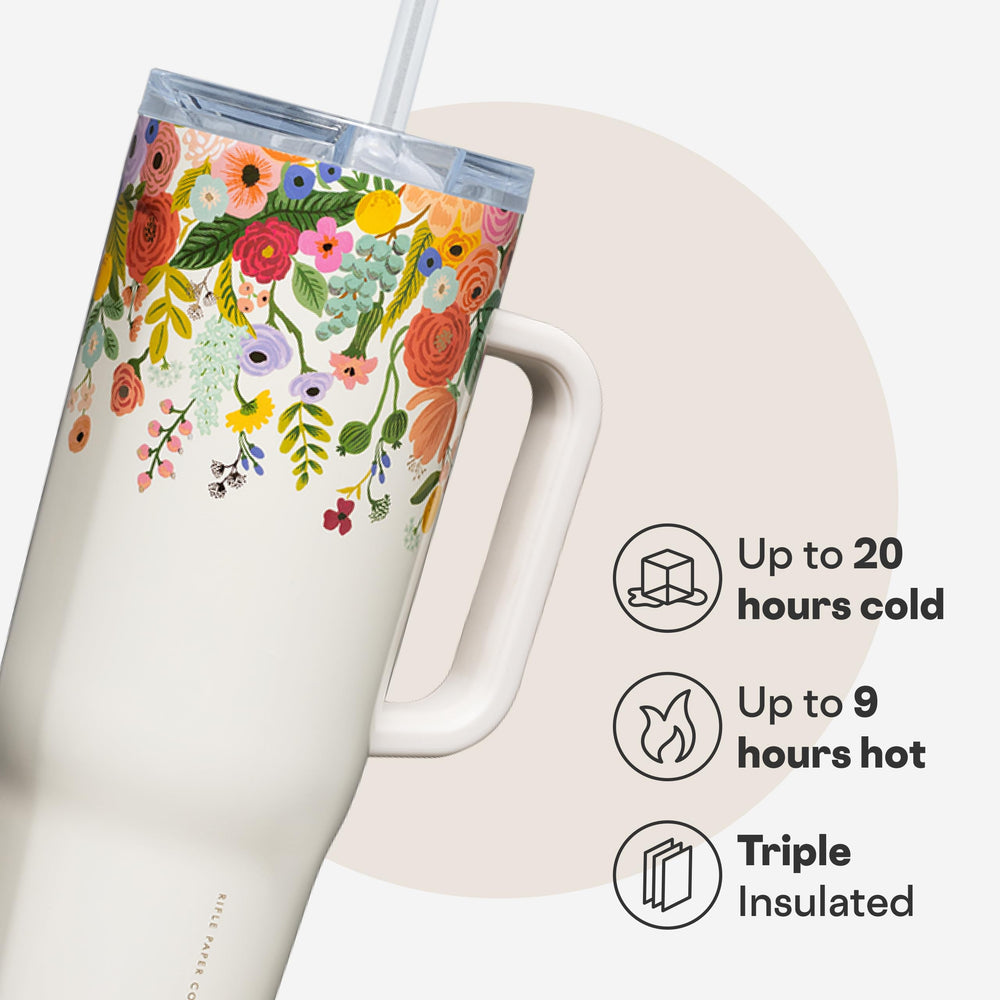 Corkcicle Cruiser couvercle et paille sécurisés pour boire sans renverser
