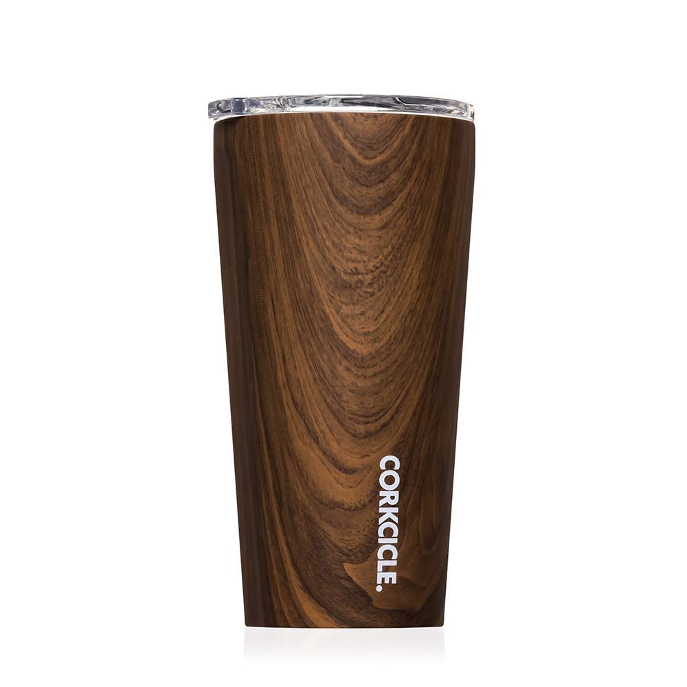 Corkcicle gobelet noyer face avant présentant design soigné et isolation