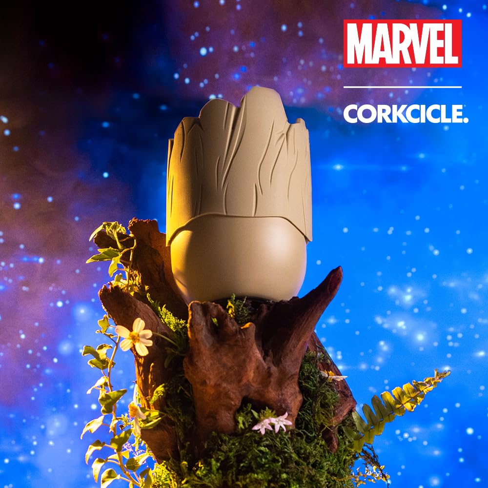Corkcicle Marvel Groot emballage prêt à offrir avec étiquette produit