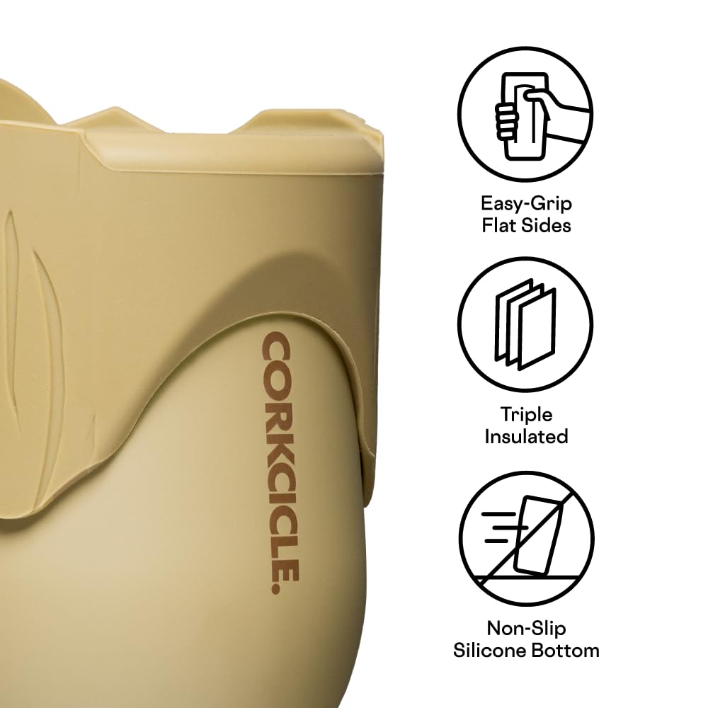 Corkcicle Marvel Groot profil avec côtés plats pour meilleure prise