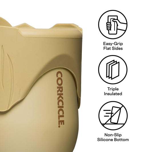 Corkcicle Marvel Groot profil avec côtés plats pour meilleure prise