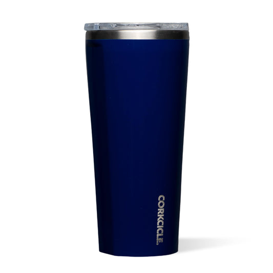 Corkcicle gobelet avant bleu nuit avec design élégant, tenue fiable