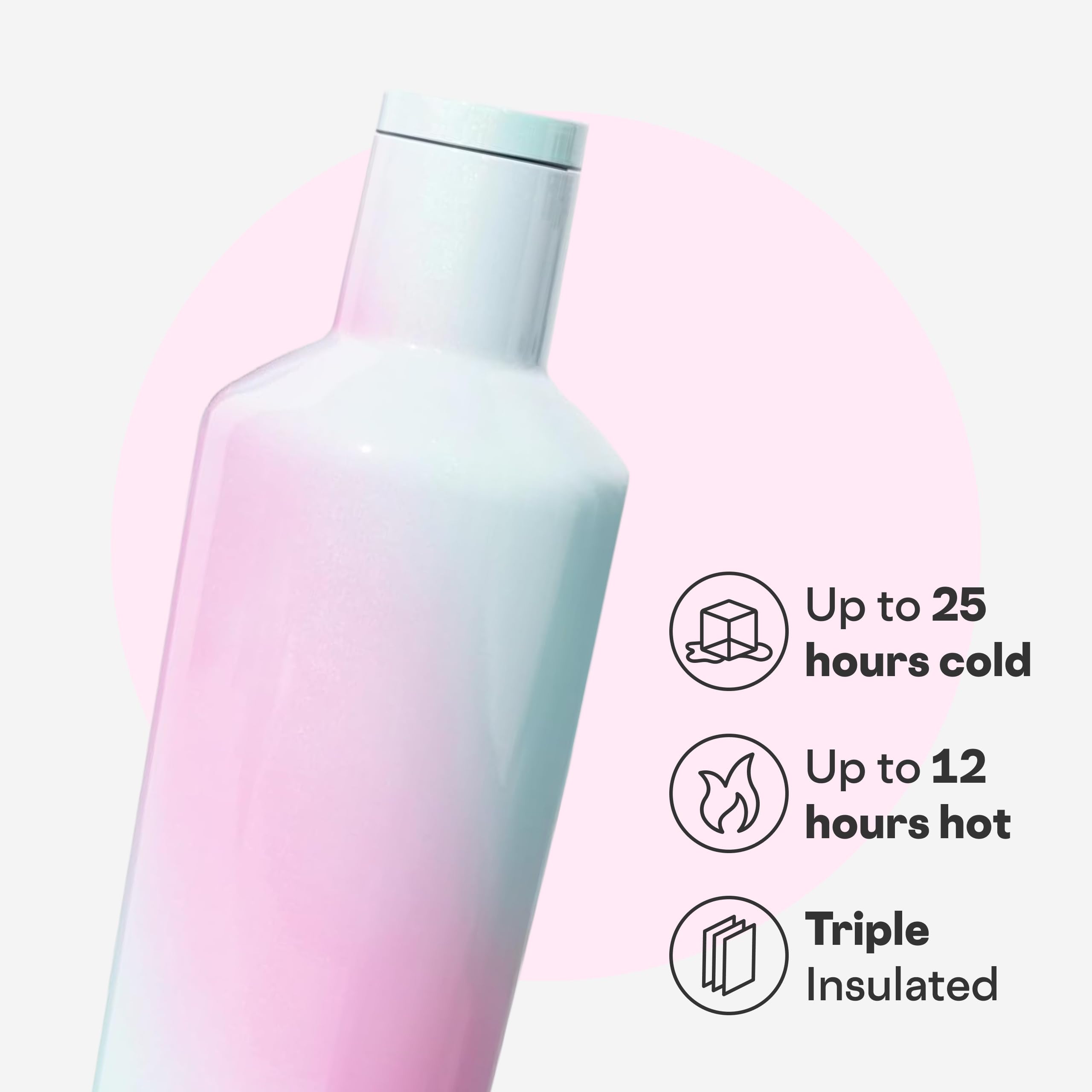 Corkcicle bouchon vissé étanche pour transport sûr et conservation