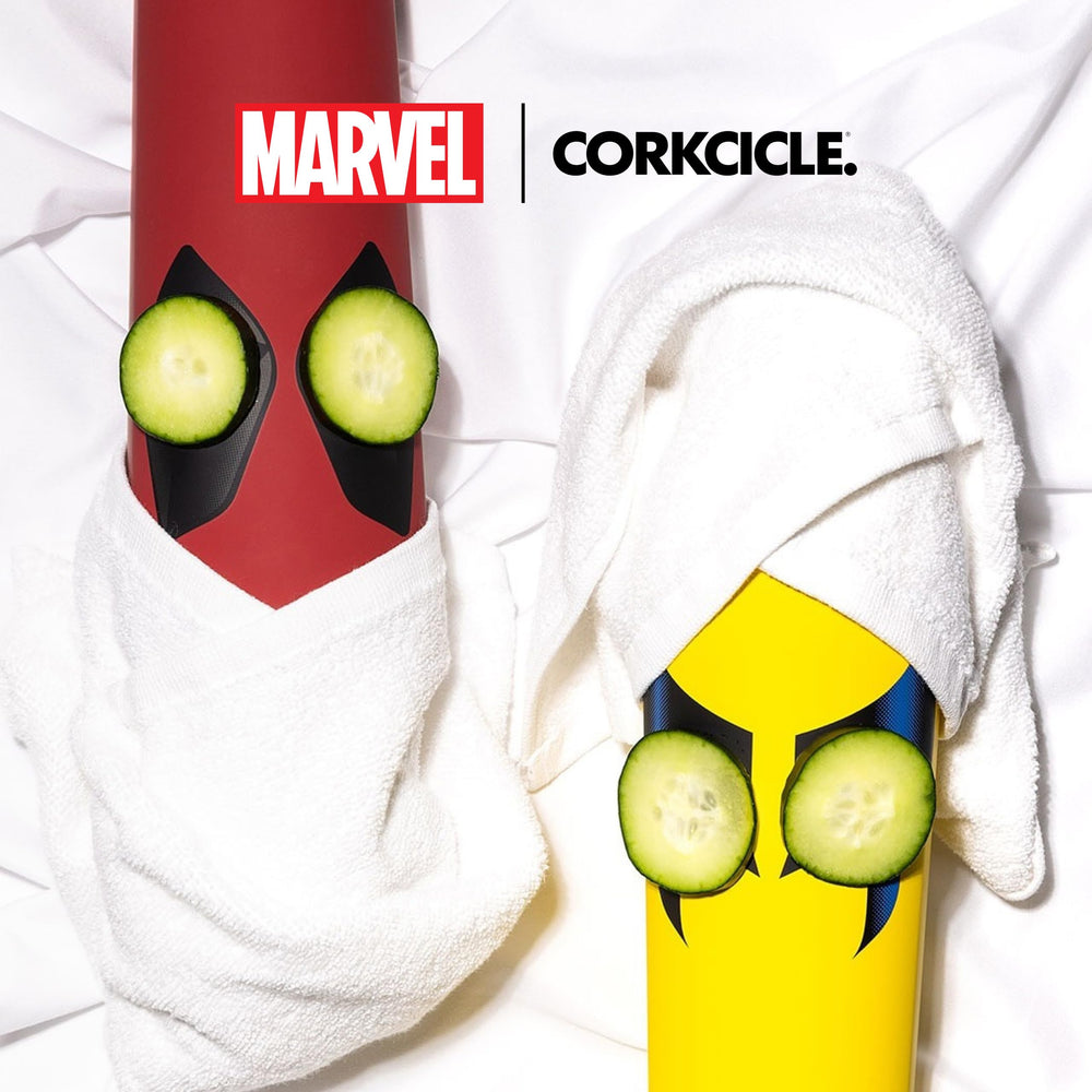 Corkcicle Wolverine posé sur bureau montrant usage quotidien au travail pratique