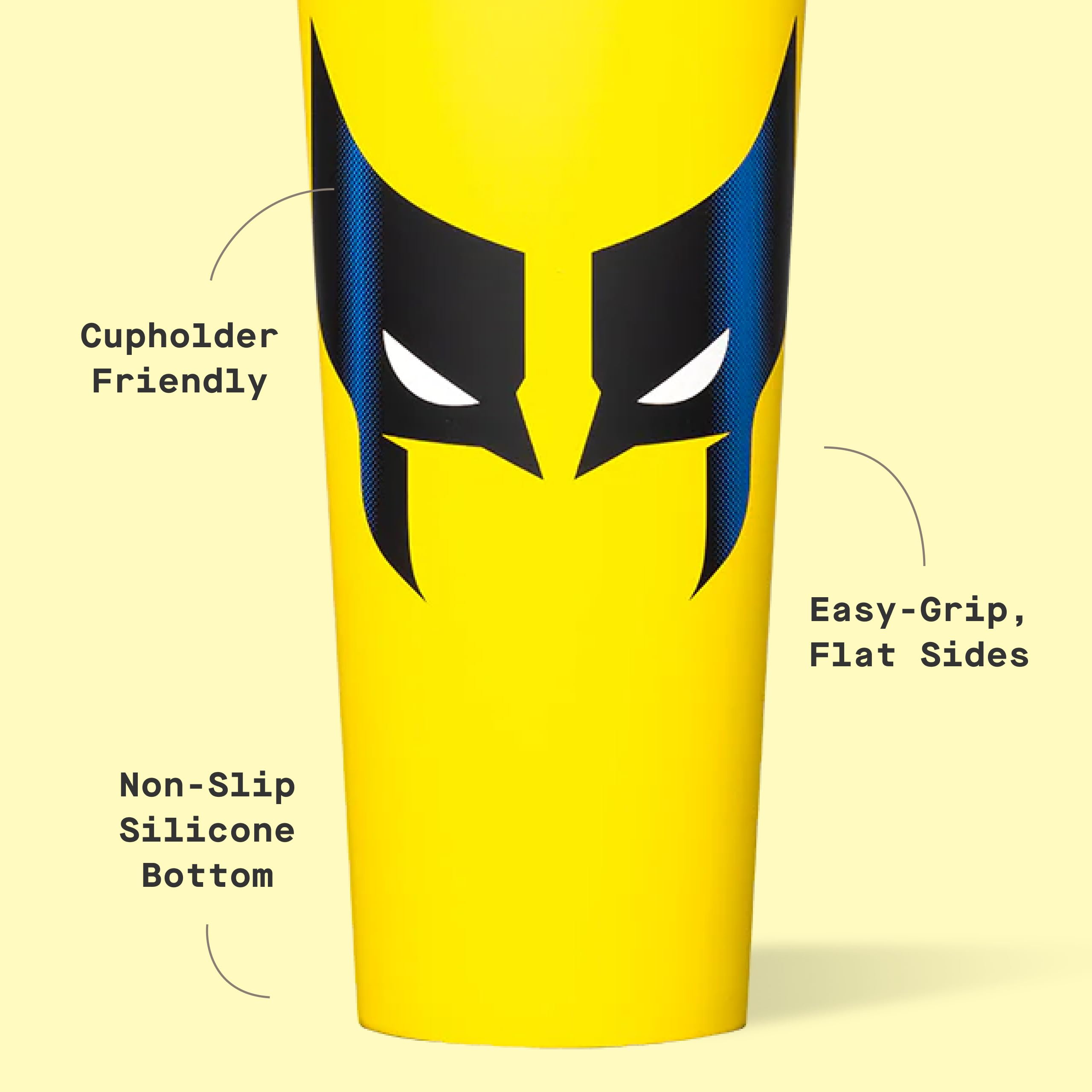 Corkcicle Wolverine tenu en main montrant grip confortable pour le transport