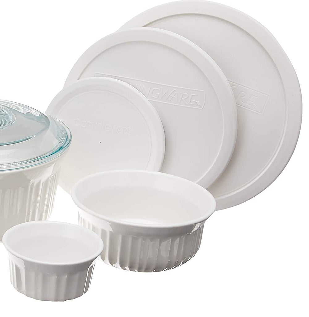 CorningWare plat en usage avec gratin chaud montrant polyvalence cuisson