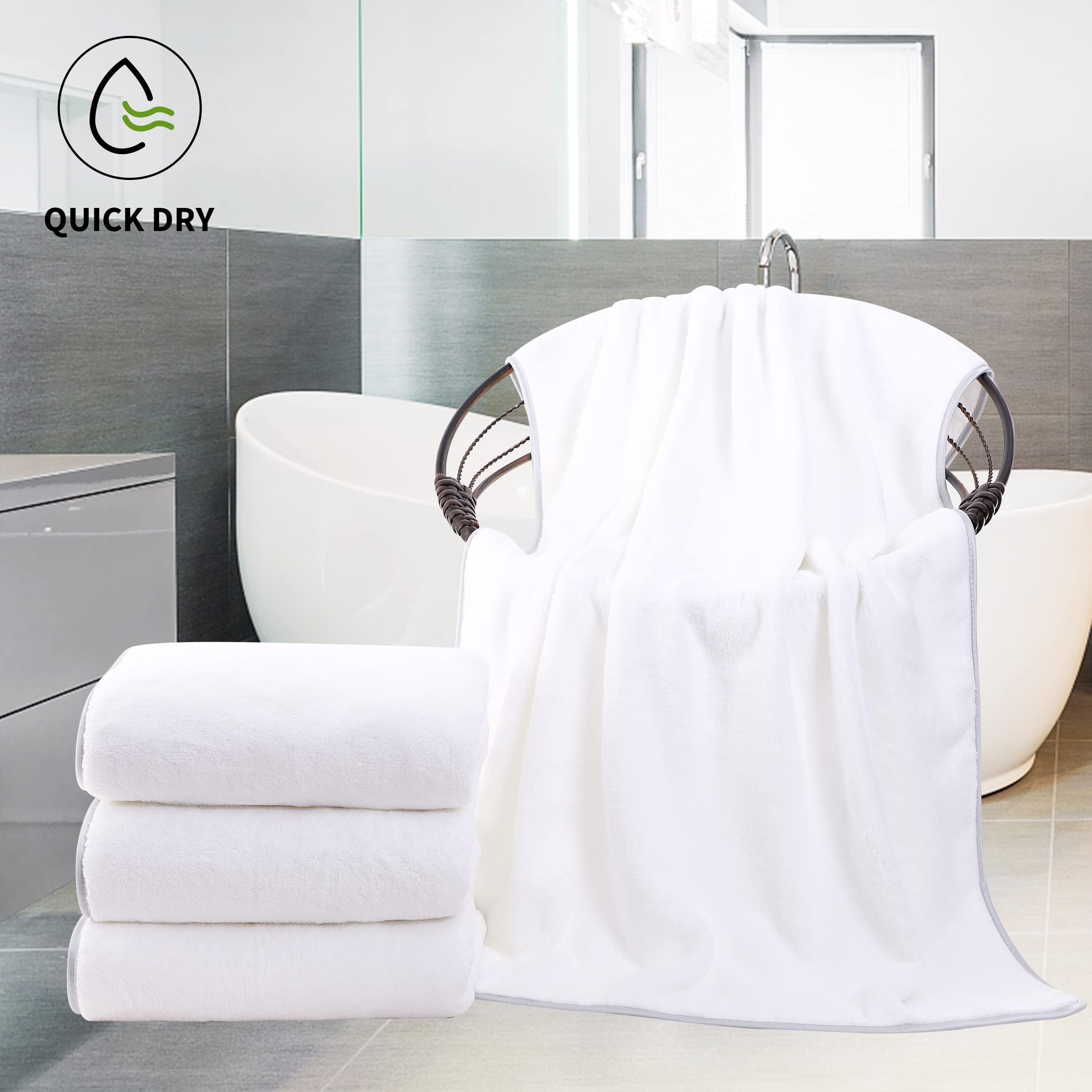 Cosy Family gros plan texture microfibre absorbante pour séchage rapide