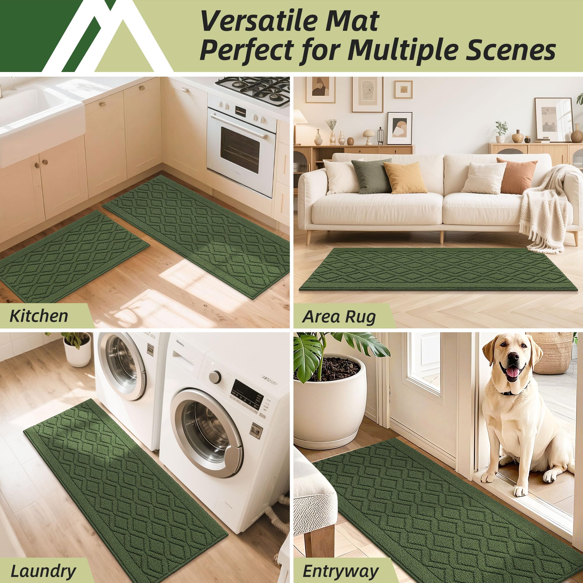 COSY HOMEER tapis prêt pour lavage machine renouvelle l'apparence