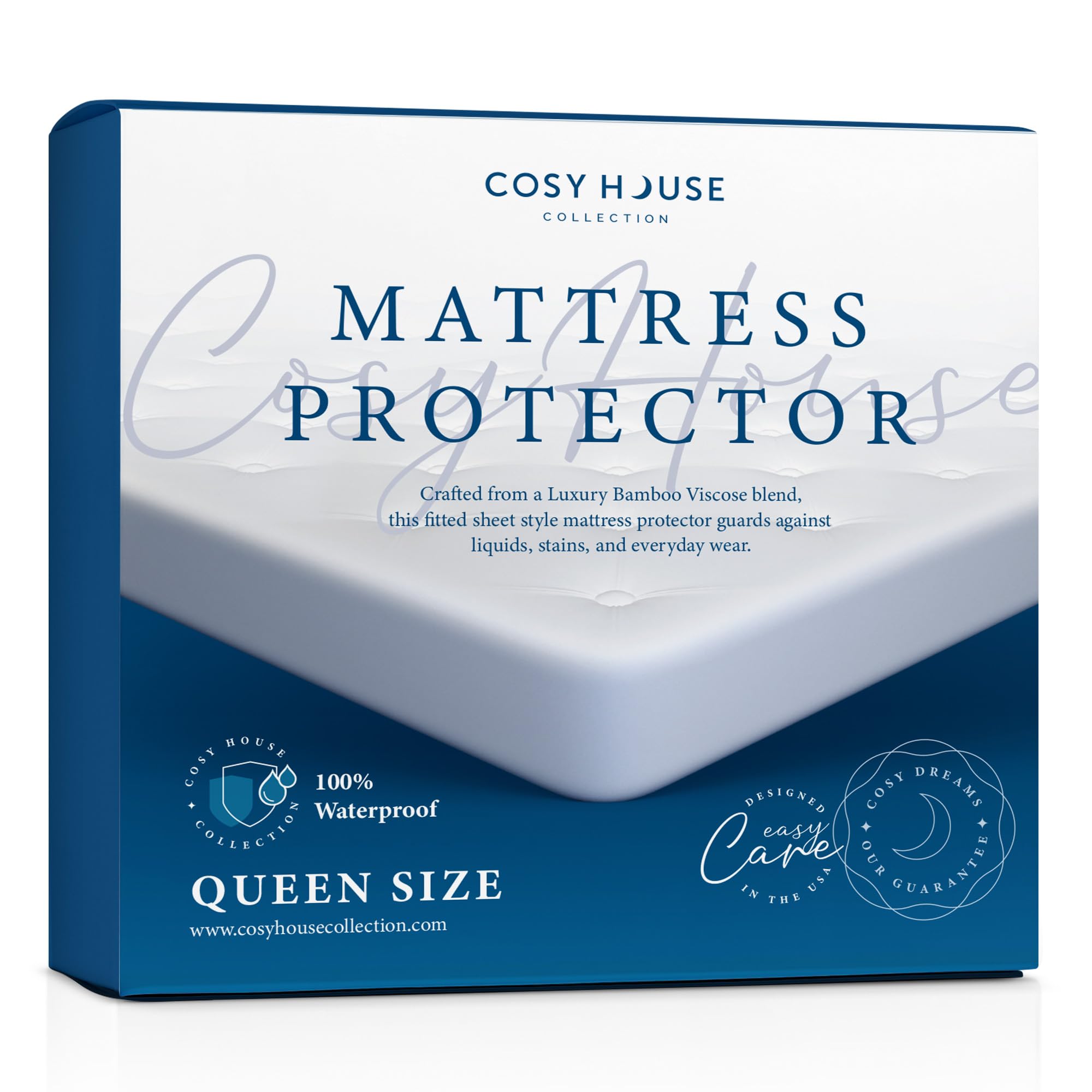 Cosy House Collection vue avant du protège-matelas, protection et confort immédiat