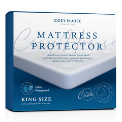 Cosy House Collection protège-matelas face avant montrant finition et protection