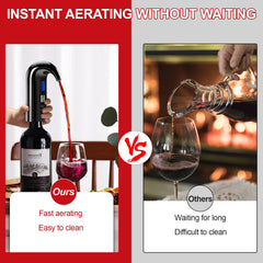 Cosyall versant du vin depuis une bouteille pour arôme immédiat
