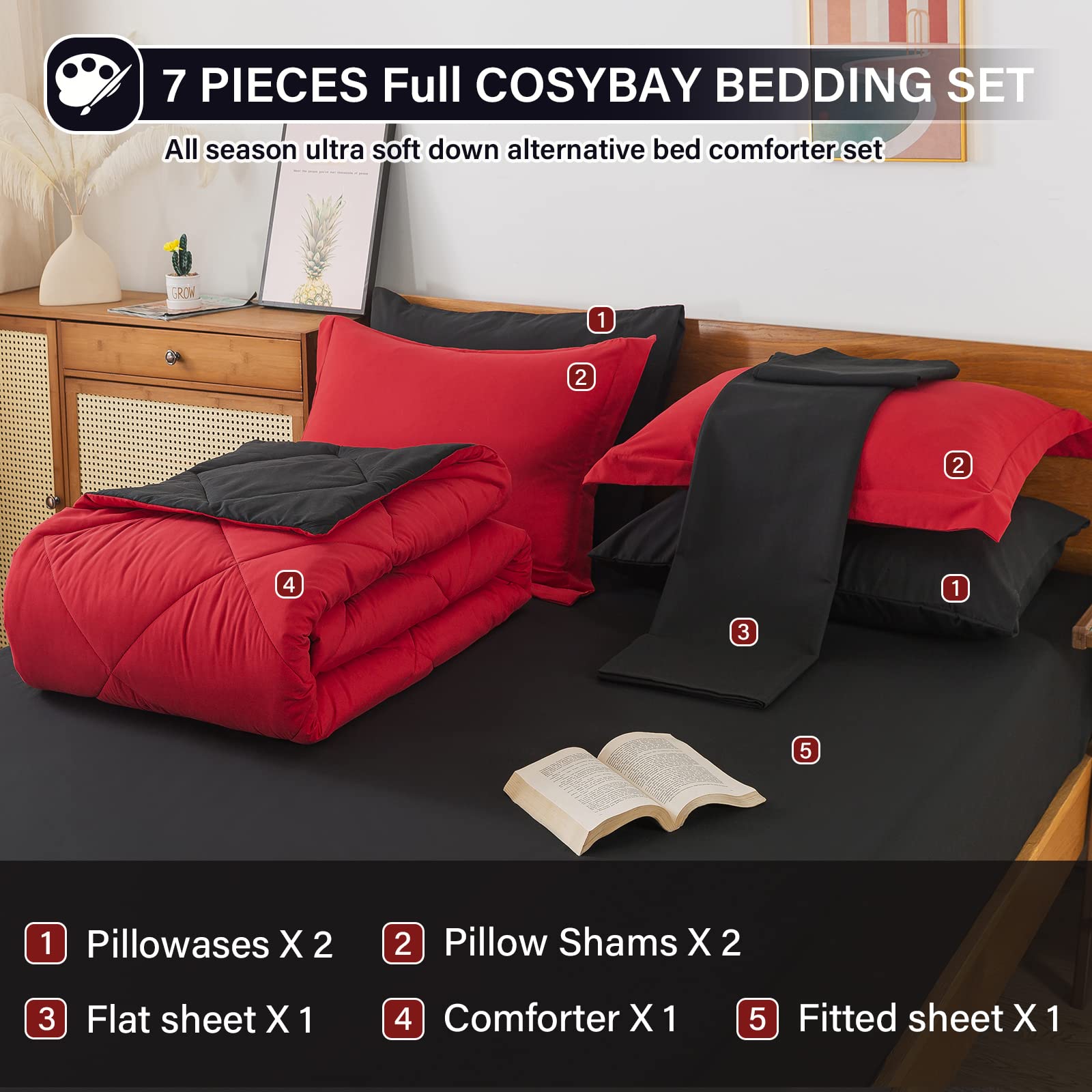 Cosybay taies et oreillers alignés montrant finition et soutien uniforme