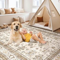 cotiled tapis posé dans un salon apportant chaleur et style