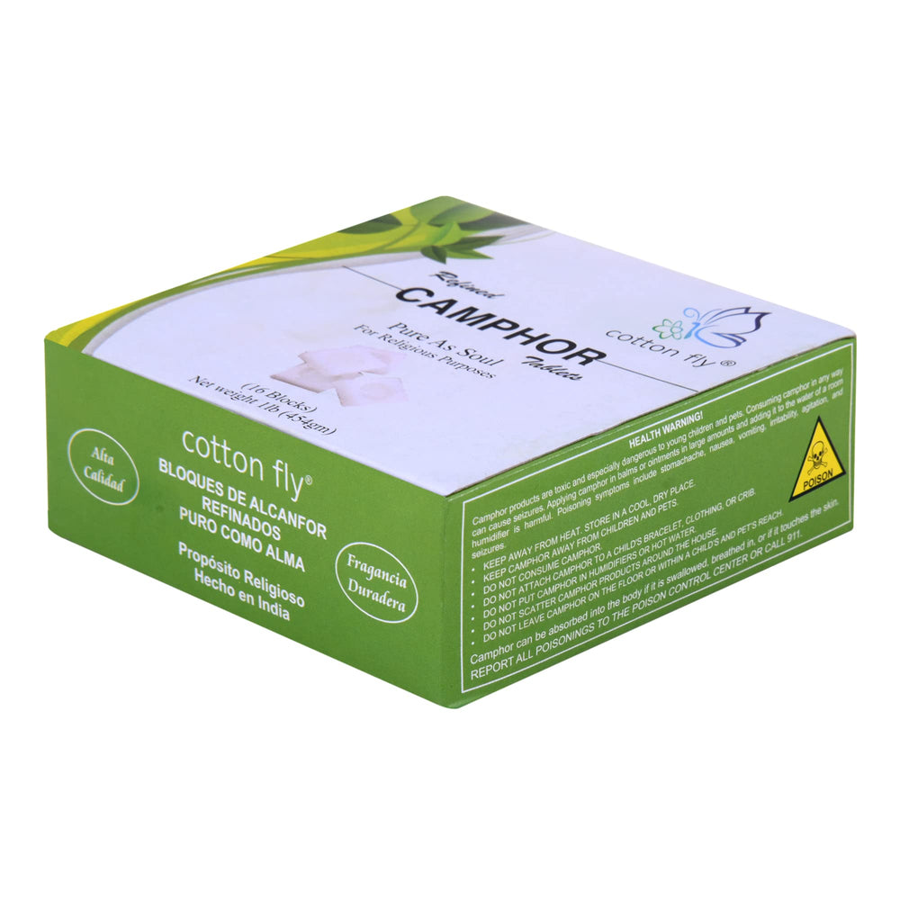 Cotton Fly emballage avant montrant le pack d’un pound et l’identification produit