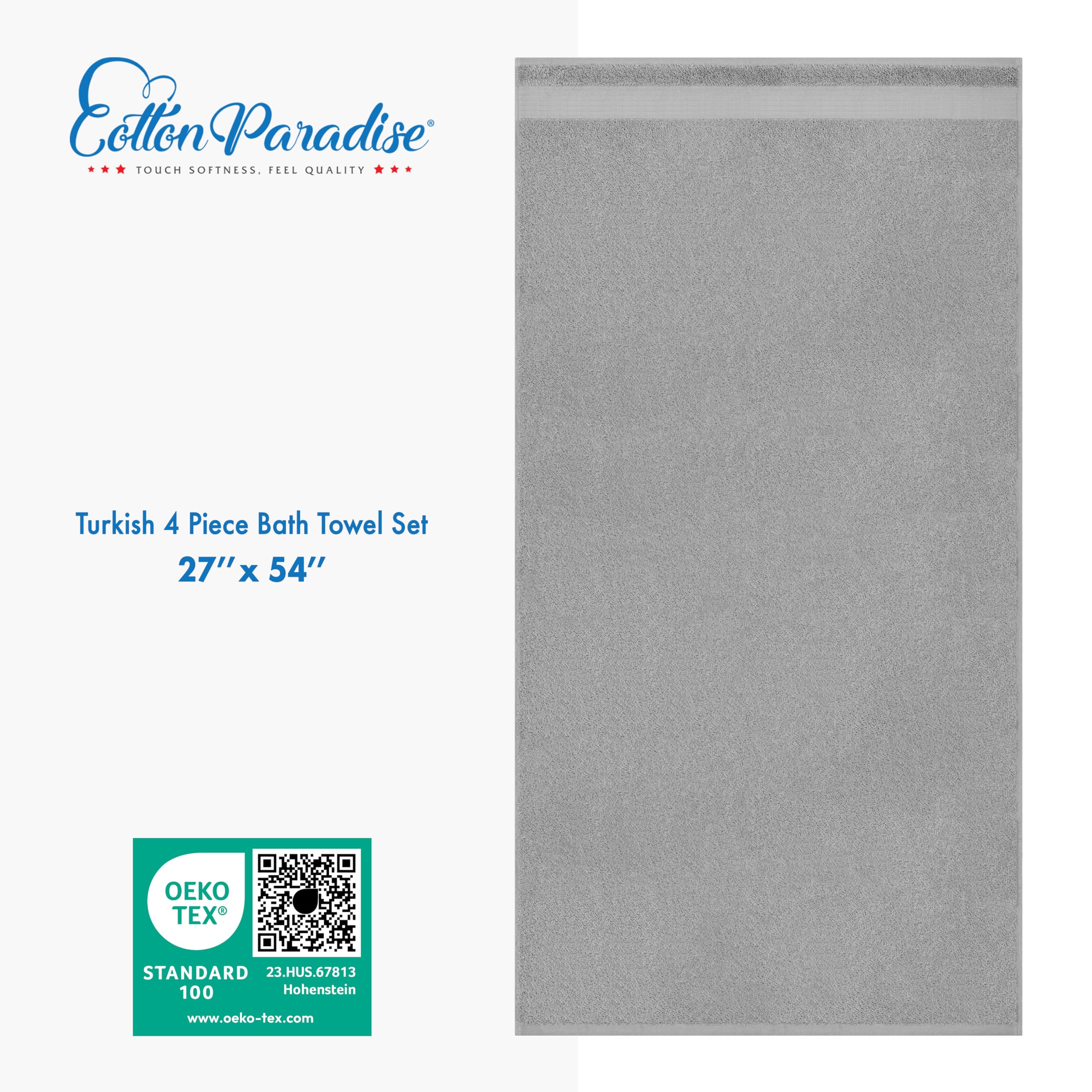 Cotton Paradise comparaison taille avec objets montrant dimensions extra large